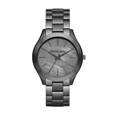 Michael Kors Slim Runway Ρολόι Μπαταρίας με Γκρι Μεταλλικό Μπρασελέ MK3413