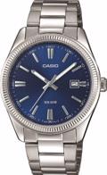 Casio Vintage Roloi Batarias me Asimi Metalliko Brasele MTP-1302PD-2AV