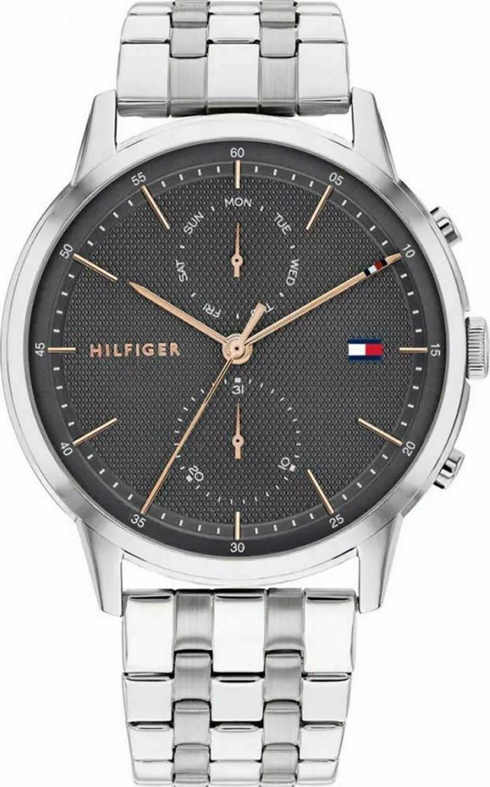 Tommy Hilfiger Easton Roloi Batarias me Asimi Metalliko Brasele 1710431