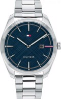 Tommy Hilfiger Theo Roloi Batarias me Asimi Metalliko Brasele 1710426