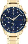 Tommy Hilfiger Parker Roloi Batarias me Xruso Metalliko Brasele 1791834