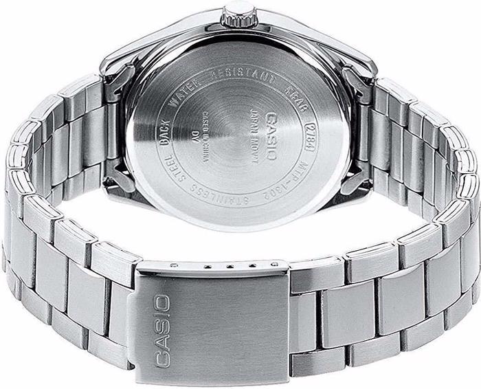 Casio Vintage Roloi Batarias me Asimi Metalliko Brasele MTP-1302PD-2AV