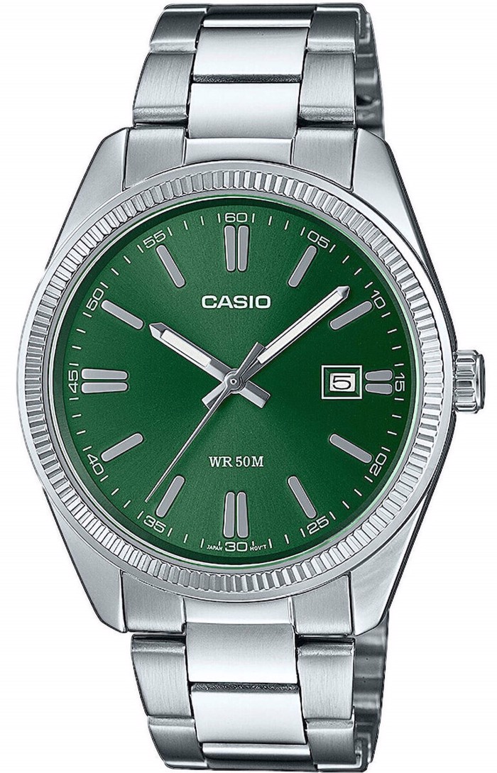 Casio Vintage Roloi Batarias me Asimi Metalliko Brasele MTP-1302PD-3AV