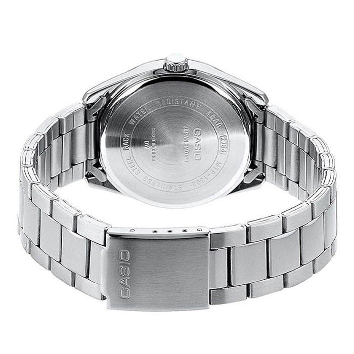 Casio Vintage Roloi Batarias me Asimi Metalliko Brasele MTP-1302PD-3AV