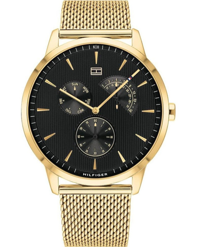 Tommy Hilfiger Brad Ρολόι Μπαταρίας με Χρυσό Μεταλλικό Μπρασελέ 1710386