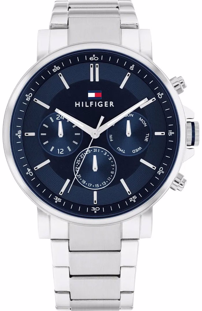Tommy Hilfiger Tyson Roloi Batarias me Asimi Metalliko Brasele 1710588
