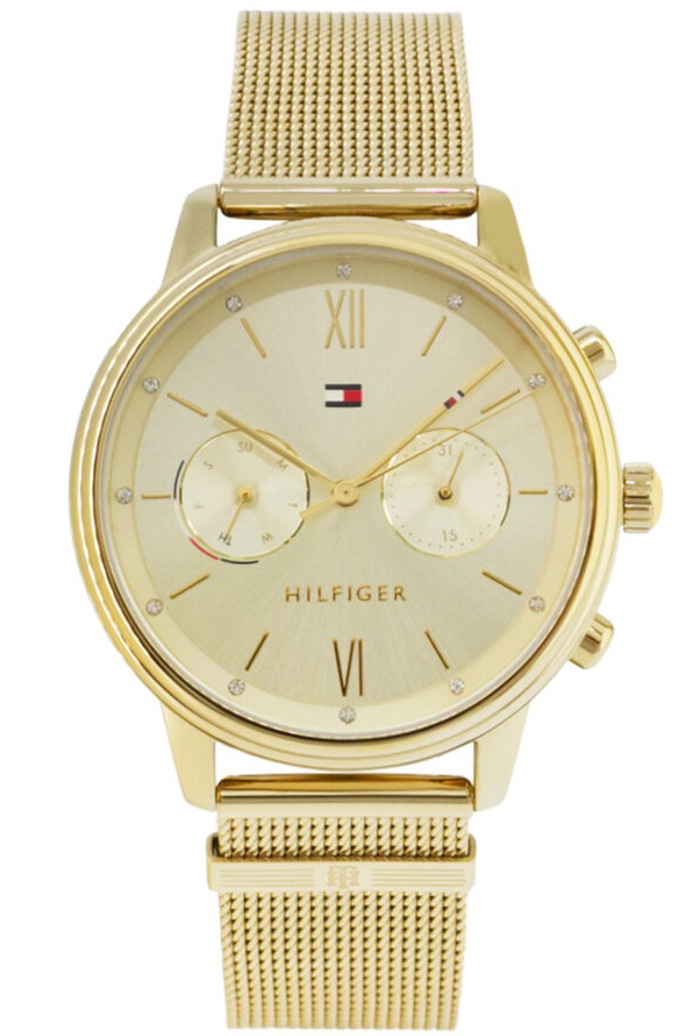 Tommy Hilfiger Blake Roloi Batarias me Xruso Metalliko Brasele 1782302