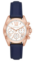 Michael Kors Bradshaw Roloi Xronogafos Batarias me Ble Dermatino Louraki MK2960