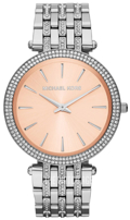 Michael Kors Darci Roloi Batarias me Asimi Metalliko Brasele MK3218
