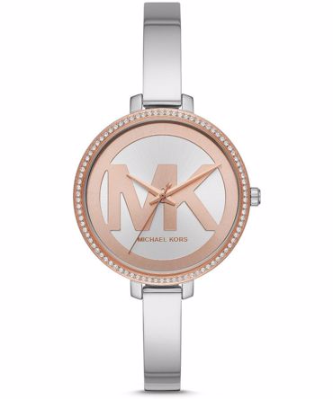 Michael Kors Jaryn Ρολόι Μπαταρίας με Ασημί Μεταλλικό Μπρασελέ MK4546