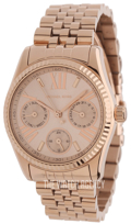 Michael Kors Mini Lexington Roloi Batarias me Roz Xruso Metalliko Brasele MK5809