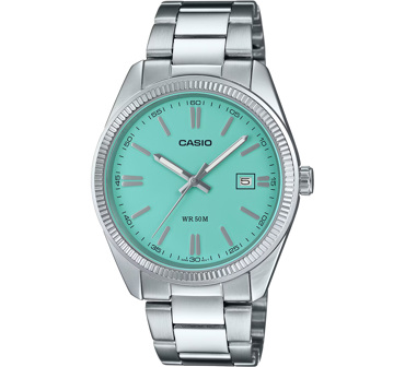 Casio Collection Ρολόι Μπαταρίας με Ασημί Μεταλλικό Μπρασελέ MTP-1302PD-2A2V