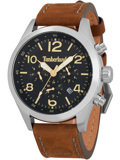 Timberland Ashmont Roloi Batarias me Kafe Dermatino Louraki TBL.15249JS/02