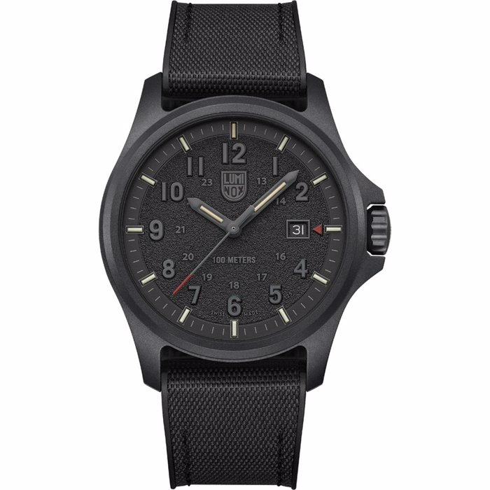 Luminox Atacama Field Roloi Batarias me Mavro Kaoutsouk Louraki XL.1961