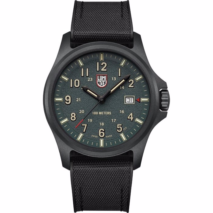 Luminox Atacama Field Roloi Batarias me Mavro Kaoutsouk Louraki XL.1977