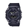 Casio G-Shock Analogko/Psifiako Roloi Xronogafos Batarias me Mavro Kaoutsouk Louraki GA-900SKE-8A