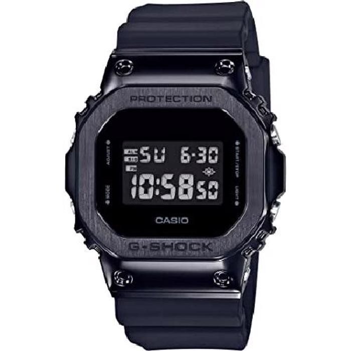 Casio G-Shock Psifiako Roloi Xronogafos Batarias me Mavro Kaoutsouk Louraki GM-5600B-1