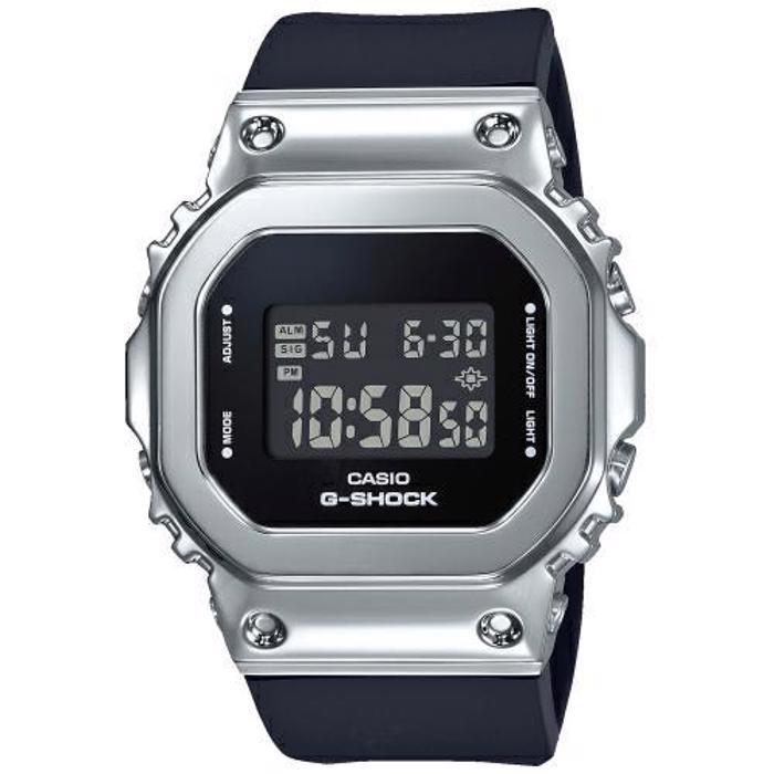 Casio G-Shock Psifiako Roloi Xronogafos Batarias me Mavro Kaoutsouk Louraki GM-S5600-1