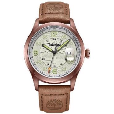 Timberland Cornwall Ρολόι Μπαταρίας με Καφέ Δερμάτινο Λουράκι TDWGB2237503