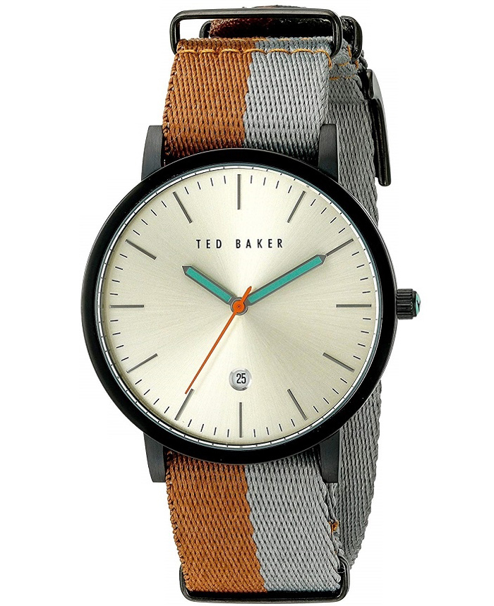 Ted Baker Graham Roloi Batarias me Poluxromo ufasmatino Louraki TE10026448