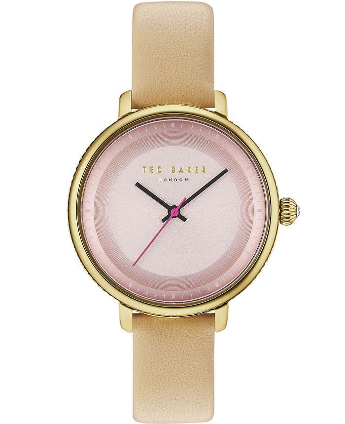 Ted Baker Isla Roloi Batarias me Bez Dermatino Louraki TE10031530