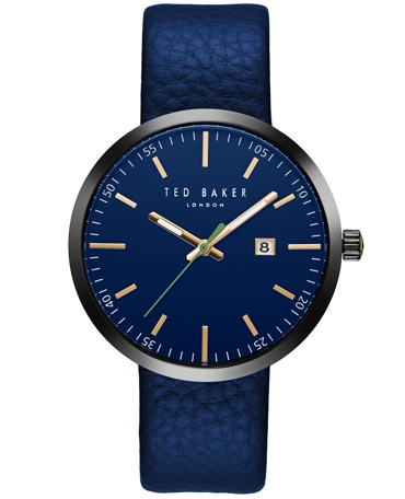 Ted Baker Jack Ρολόι Μπαταρίας με Μπλε Δερμάτινο Λουράκι ΤΕ10031563