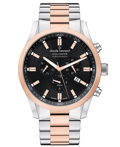 Claude Bernard Aquarider Roloi Xronogafos Batarias me Roz Xruso / Asimi Metalliko Brasele 10222-357RM-NIR