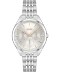 Hugo Boss Roloi Batarias me Asimi Metalliko Brasele 1502640