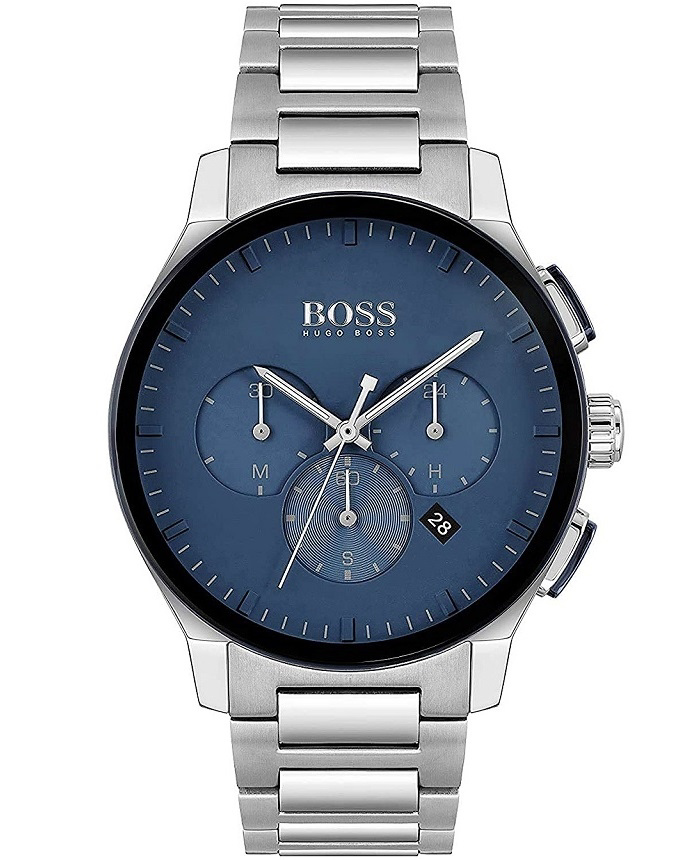 Hugo Boss Roloi Xronogafos me Asimi Metalliko Brasele 1513763