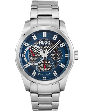 Hugo Boss Ρολόι Μπαταρίας με Ασημί Μεταλλικό Μπρασελέ 1530191