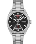 Hugo Boss Roloi Batarias me Asimi Metalliko Brasele 1530242