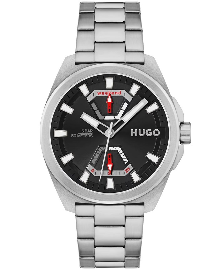 Hugo Boss Roloi Batarias me Asimi Metalliko Brasele 1530242