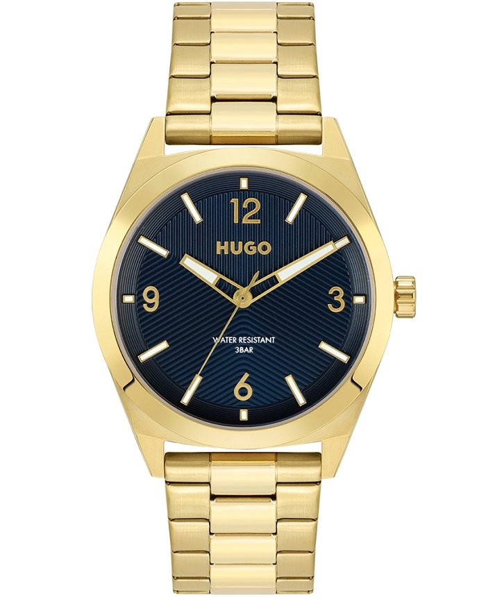 Hugo Boss Roloi Batarias me Xruso Metalliko Brasele 1530252