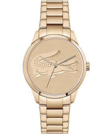 Lacoste Ladycroc Ρολόι Μπαταρίας με Ροζ Χρυσό Μεταλλικό Μπρασελέ 2001172