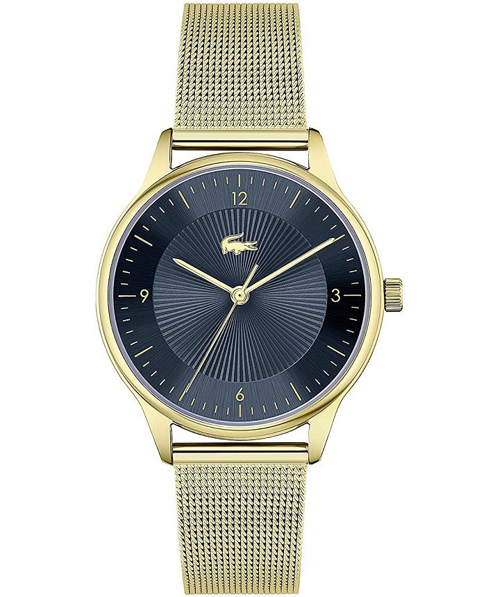 Lacoste Club Roloi Batarias me Xruso Metalliko Brasele 2001185