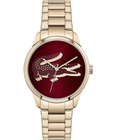Lacoste Ladycroc Ρολόι Μπαταρίας με Ροζ Χρυσό Μεταλλικό Μπρασελέ 2001191