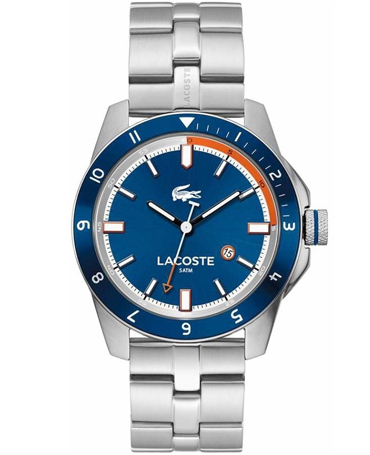 Lacoste Durban Ρολόι Μπαταρίας με Ασημί Μεταλλικό Μπρασελέ 2010701 Lacoste Durban Ρολόι Μπαταρίας με Ασημί Μεταλλικό Μπρασελέ 2010701