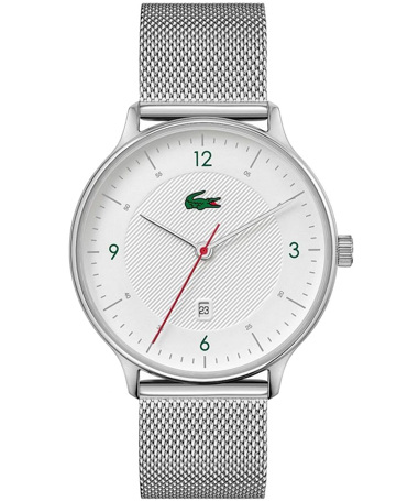 Lacoste Club Ρολόι Μπαταρίας με Ασημί Μεταλλικό Μπρασελέ 2011136