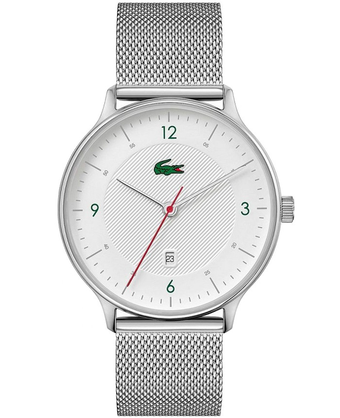 Lacoste Club Roloi Batarias me Asimi Metalliko Brasele 2011136