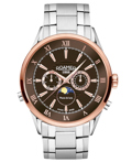 Roamer Superior Moonphase Roloi Batarias me Asimi Metalliko Brasele 508821-47-63-50