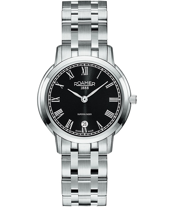 Roamer Superslender Roloi Batarias me Asimi Metalliko Brasele 515811-41-52-50