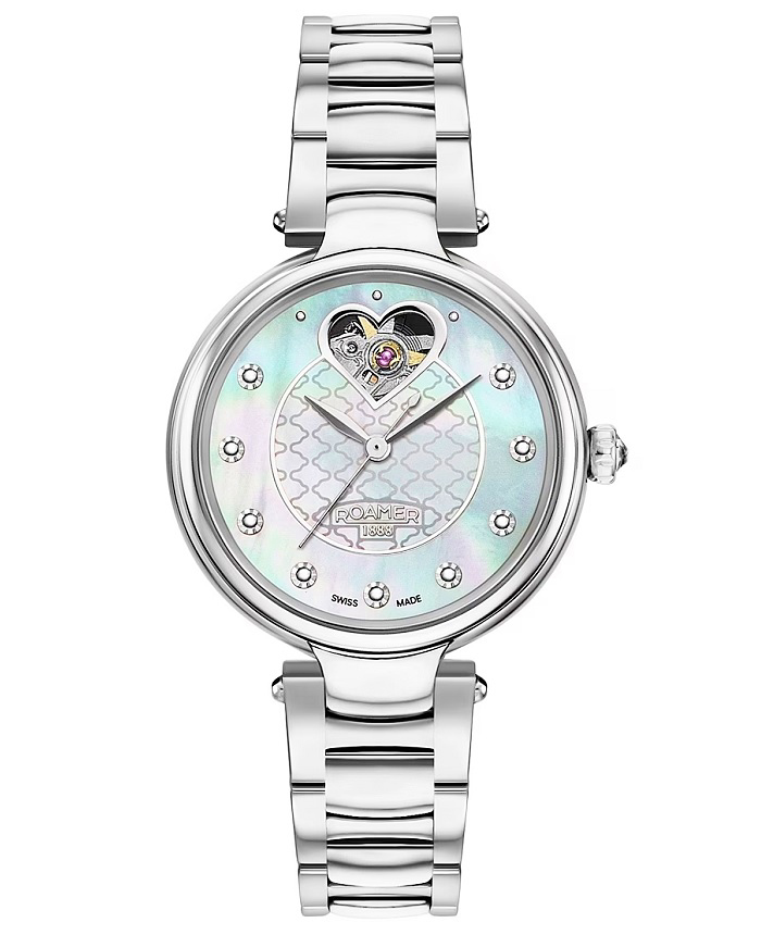 Roamer Dreamline I Roloi Aftomato me Asimi Metalliko Brasele 557661-41-19-50