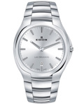 Edox Les Bemonts Roloi Batarias me Asimi Metalliko Brasele 56003-3-AIN