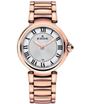 Edox LaPassion Roloi Batarias me Roz Xruso Metalliko Brasele 57002-37RM-AR