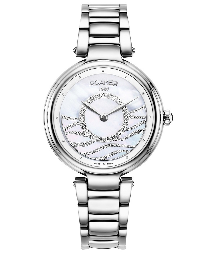 Roamer Lady Mermaid Roloi Batarias me Asimi Metalliko Brasele 600857-41-15-50