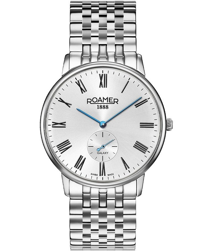 Roamer Galaxy Roloi Batarias me Asimi Metalliko Brasele 620710-41-15-50