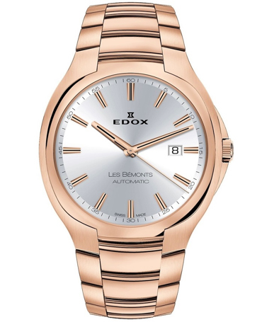 Edox Les Bemonts Ρολόι Αυτόματο με Ροζ Χρυσό Μεταλλικό Μπρασελέ 80114-37R-AIR Edox Les Bemonts Ρολόι Αυτόματο με Ροζ Χρυσό Μεταλλικό Μπρασελέ 80114-37R-AIR