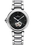 Edox LaPassion Open Heart Roloi Aftomato me Asimi Metalliko Brasele 85025-3M-NIN