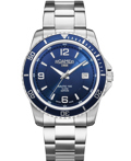 Roamer Nautic 100 Roloi Batarias me Asimi Metalliko Brasele 862844-41-45-20