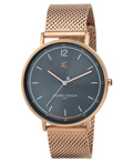 Pierre Cardin Bonne Light Roloi Batarias me Roz Xruso Metalliko Brasele CBN.3015